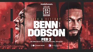 Connor Benn Makes Vegas Debut vs Peter Dobson [upl. by Magbie]