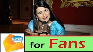 Kratika Sengars special message for IndiaForum fans [upl. by Sharlene]