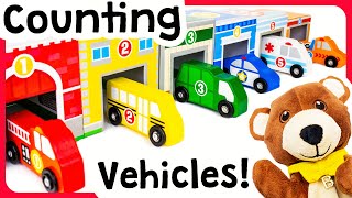 Preschool Learning Videos for Toddlers  Learn how to Count with Toy Cars  3 amp 4 year olds Numbers [upl. by Abdul]