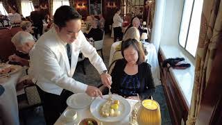 Dover Sole Tableside Service Oceania Regatta Grand Dining Room [upl. by Hibbert614]