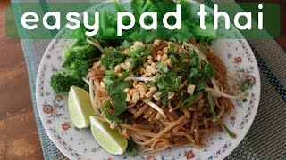 Vegan Pad Thai  Quick amp Easy [upl. by Ahsitan]