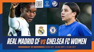 Real Madrid vs Chelsea  UEFA Women’s Champions League 202324 Matchday 1 Full Match [upl. by Enaej134]