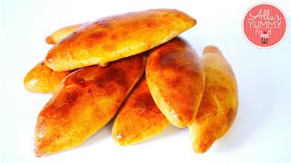 Russian Piroshki with Cabbage  Piroshki Recipe  Пирожки с капустой [upl. by Grati]