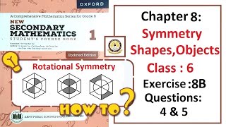 Exercise 8B Questions 4 amp 5 Geometry – Math Class 6 Army Public School APS [upl. by Seaden]