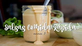 SALSAS PARA COMIDA RÁPIDA V3  Cómo Hacer Salsas Para Comida Rápida  SyS [upl. by Cyndie]