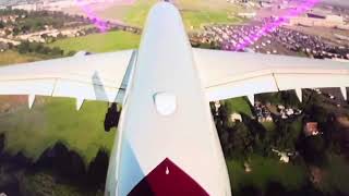 Virgin Atlantic Airbus A3501000 Full landing Heathrow London Terminal 3 [upl. by Rabkin]