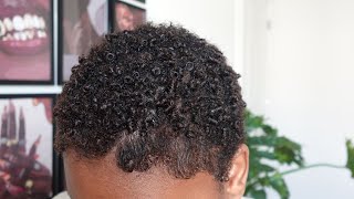 How I Define My 4B4C Hair With Mousse  Short Natural Hair Tutorial [upl. by Felicity386]