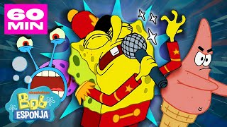 Bob Esponja  ¡Lo MEJOR de Bob Esponja Temporada 2 Parte 3🧽  60 MINUTOS  Bob Esponja en Español [upl. by Strohbehn]