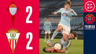 RESUMEN PrimeraFederación  RC Celta de Vigo B 22 Algeciras CF  Grupo 1  Jornada 14 [upl. by Lartnom368]