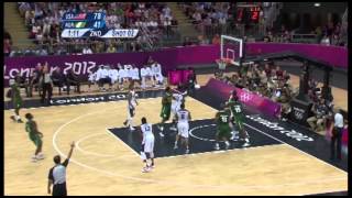 James Harden gets crossed over USA vs Nigeria [upl. by Melborn]