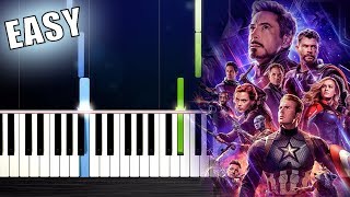 Avengers Endgame Portals  EASY Piano Tutorial by PlutaX [upl. by Jesus117]