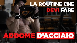 Routine per addominali come renderli dacciaio [upl. by Eilarol809]