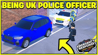 Becoming a POLICE OFFICER on the BIGGEST UK SERVER for ERLC Emergency Response Liberty County [upl. by Doy]