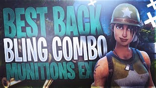 Best Back Bling Combo With Munitions Expert In Fortnite Battle Royale [upl. by Norvall883]