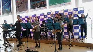 富士山静岡空港開港1５周年祭 ANA Team HND Orchestra １部【4K】Mt Fuji Shizuoka Airport Opening 15th Anniversary part1 [upl. by Tterrag]