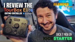 The first Bluetooth editing controller  A quick review of TourBox Elite [upl. by Eelannej]