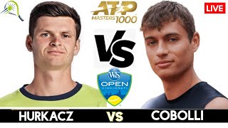 HURKACZ 🇵🇱  COBOLLI Relacja Na żywo – Wynik Meczu LIVE  ROUND 2 Cincinnati Open 2024 Hurkacz Live [upl. by Pearla]