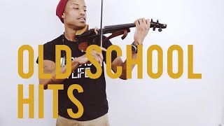 Violinist throws down on some Old School hits [upl. by Adekram]