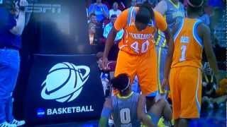 Baylor and Tennessee FIGHT NCAA Tournament Game Odyssey Sims March 26 2012 [upl. by Dunton]