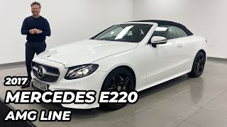 2017 Mercedes E220 20D AMG Line Convertible [upl. by Nihhi324]