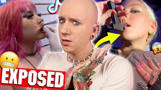 Terrible Piercing Studio EXPOSED  New TikTok Piercing Fails 29  Roly [upl. by Barth682]