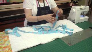 How To Bind a Quilt on a Sewing Machine with Jenny Doan of Missouri Star Instructional Video [upl. by Airel]