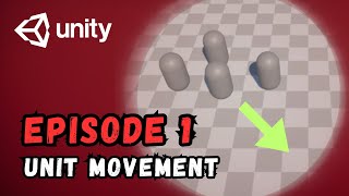 RTS Game Tutorial  Unity  Episode 1  Basic Unit Movement [upl. by Bevers419]