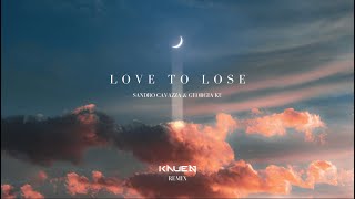 Sandro Cavazza amp Georgia Ku  Love to Lose Kauen remix [upl. by Isied]