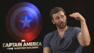 CAPTAIN AMERICA THE WINTER SOLIDER Interviews  Chris Evans Samuel L Jackson Anthony Mackie [upl. by Nottage981]