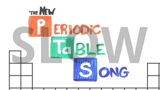 SLOW quotThe NEW Periodic Table Song In Orderquot AsapSCIENCE 2013 [upl. by Alya]