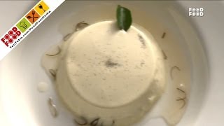 Coconut Pannacotta With Curry Leaf Gastrique  Style Chef [upl. by Skcirdnek]