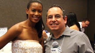 Kearran Giovanni of Major Crimes at GBK Emmy Suites [upl. by Eytteb575]