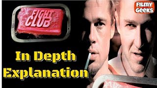 Fight Club Explained In Telugu  Fight Club Philosophy  Filmy Geeks [upl. by Isolt]