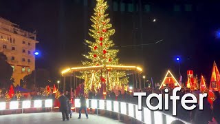 Greece 350000 festive lanterns illuminated Aristotelous Square of Thessaloniki [upl. by Pyszka727]