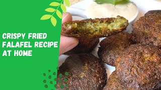 Crispy Fried Falafel Recipe Using Canned Chickpeas  Easy Falafel Recipe at Home  Falafel Recipes [upl. by Mack]