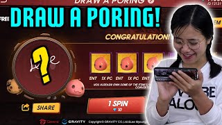 How I unlocked PORING pet in free fire  New Pet Poring Garena Free Fire [upl. by Ybanrab]