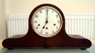 KIENZLE WESTMINSTER CHIME MANTLE CLOCK FRONT [upl. by Aysa]