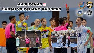 HIGHLIGHT MPFL24 2 RED CARD  AKSI PANAS SABAH FA vs PAHANG RANGERS [upl. by Nekcarb]