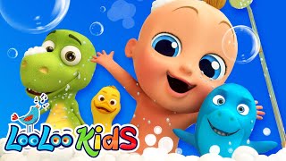 Bath Song 🚿🫧 Happy Kids Songs  S2EP77  Fun and Play MIX  LooLoo Kids [upl. by Nydroj]