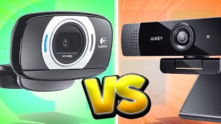 Logitech C615 Webcam vs Aukey LM1E Webcam  Side By Side [upl. by Nrubloc773]