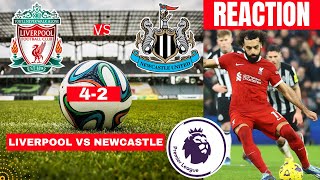 Liverpool vs Newcastle 42 Live Stream Premier league Football EPL Match Score reaction Highlights [upl. by Kerns]