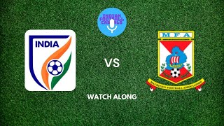 INDIA vs MAURITIUS Intercontinental Cup Watch Along IndianFootball [upl. by Llamaj]