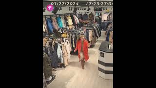 Jacket mishap turns shopping trip hilarious shorts [upl. by Orlosky]