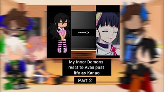 My Inner Demons react to Avas past life as Kanao 22 zoom in for full screen [upl. by Harriot]