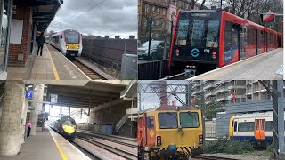 Trains around the Stratford Mainline West Ham Stratford Stratford International [upl. by Arlina]