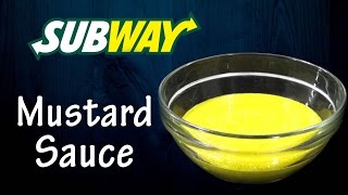 DIY Mustard Sauce like Subway at home  Simply Yummylicious  Mustard sauce using mustard powder [upl. by Devan]