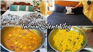 September 27 Daily Cooking Routine  Indian Silent Vlog [upl. by Kesley844]