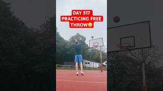 DAY 517 PRACTICING FREE THROW LIKE stephcurry 🤯🤯🤯 [upl. by Portwine]