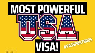 The Most Powerful Visa in the USA  American Visa via USCIS [upl. by Aillicirp]