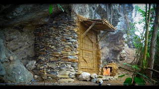 Man Alone Built Great Shelters Dugouts Stone Houses Underground [upl. by Londoner]